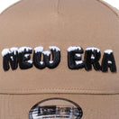 9FORTY A-Frame スノーロゴ NEW ERA カーキ