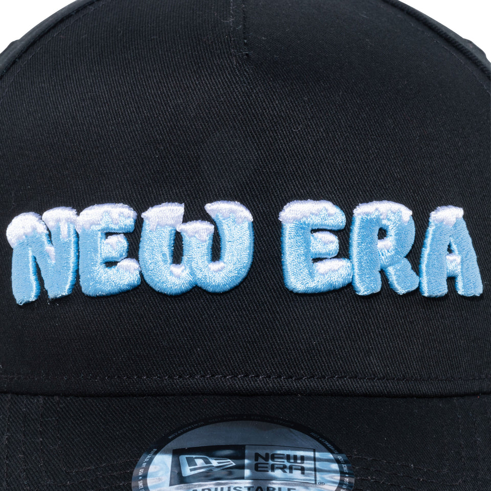 9FORTY A-Frame スノーロゴ NEW ERA ブラック