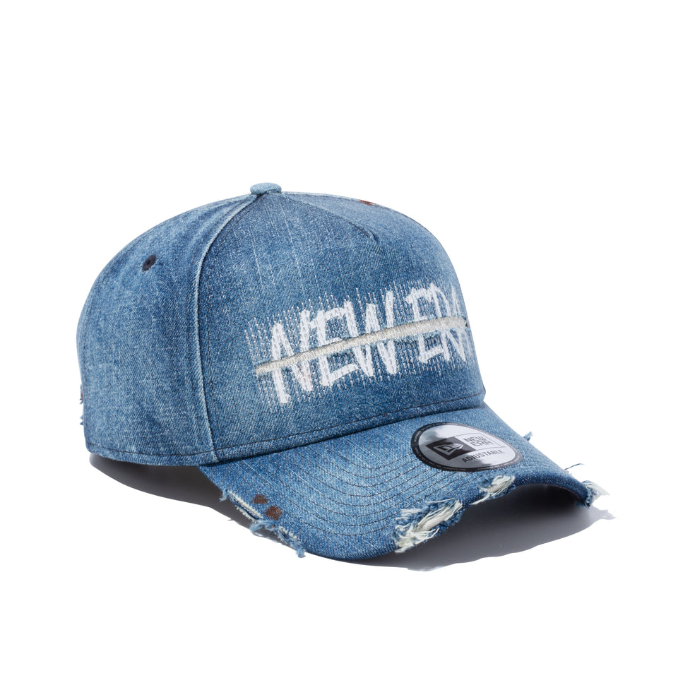 9FORTY A-Frame ダメージドデニム NEW ERA ウォッシュドデニム