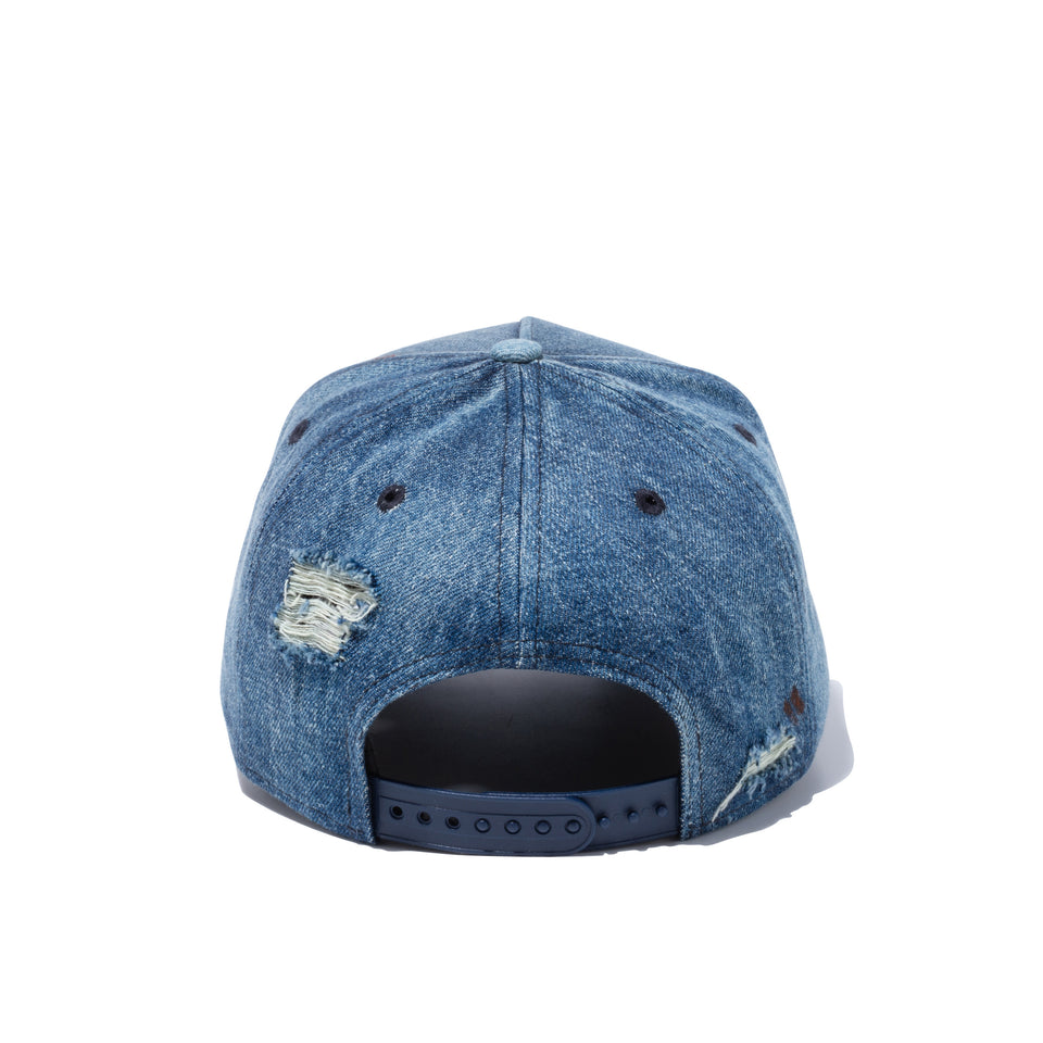 9FORTY A-Frame ダメージドデニム NEW ERA ウォッシュドデニム