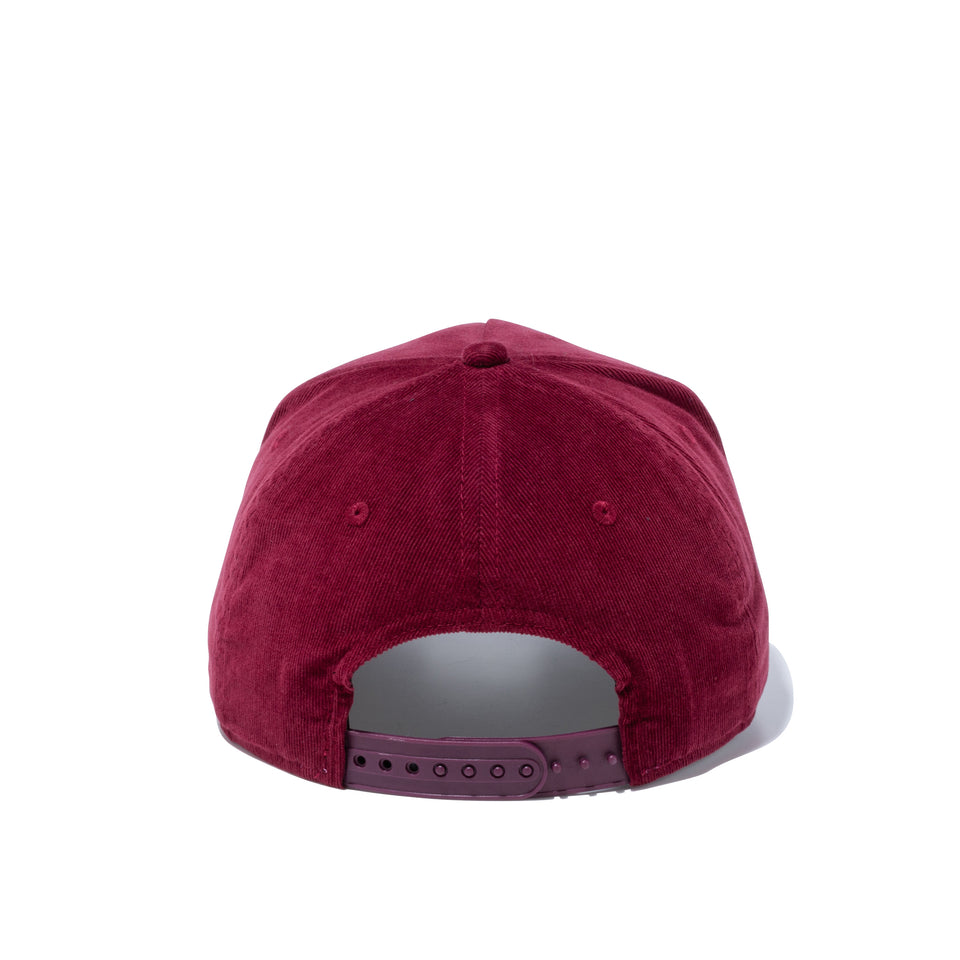 9FORTY A-Frame マイクロコーデュロイ NEW ERA 1920 バーガンディ グレーアンダーバイザー