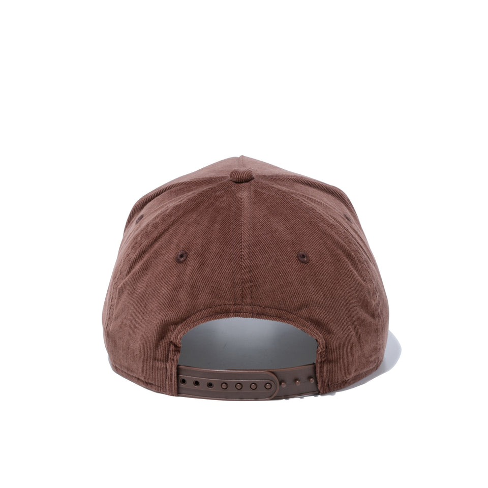 9FORTY A-Frame マイクロコーデュロイ NEW ERA 1920 ブラウン グレーアンダーバイザー