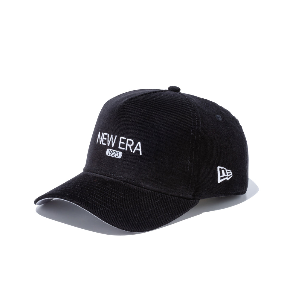 9FORTY A-Frame マイクロコーデュロイ NEW ERA 1920 ブラック グレーアンダーバイザー