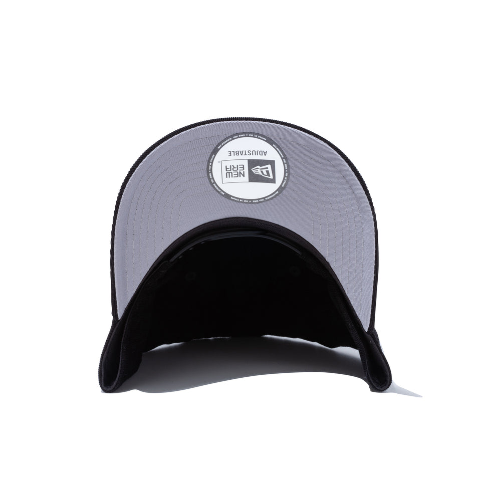9FORTY A-Frame マイクロコーデュロイ NEW ERA 1920 ブラック グレーアンダーバイザー