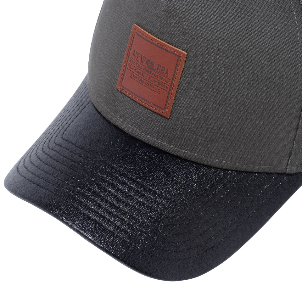 9FORTY A-Frame ハンティング ダックモス ブラックレザーバイザー