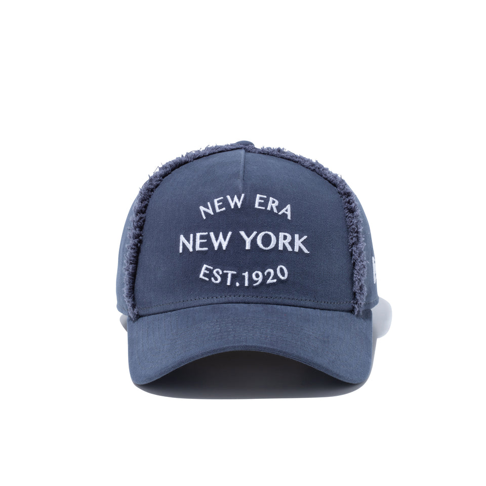 9FORTY A-Frame コールドウォッシュ NEW ERA NEW YORK 1920 チャコール