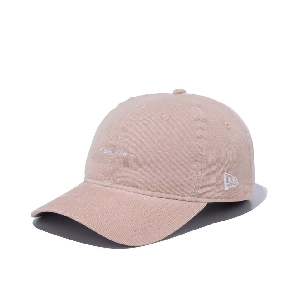 9TWENTY イージースナップ マイクロコーデュロイ newera ピンク グレーアンダーバイザー