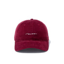 9TWENTY イージースナップ マイクロコーデュロイ newera バーガンディ グレーアンダーバイザー