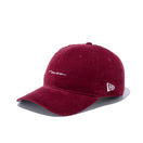 9TWENTY イージースナップ マイクロコーデュロイ newera バーガンディ グレーアンダーバイザー