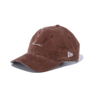 9TWENTY イージースナップ マイクロコーデュロイ newera ブラウン グレーアンダーバイザー