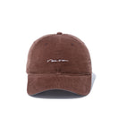 9TWENTY イージースナップ マイクロコーデュロイ newera ブラウン グレーアンダーバイザー