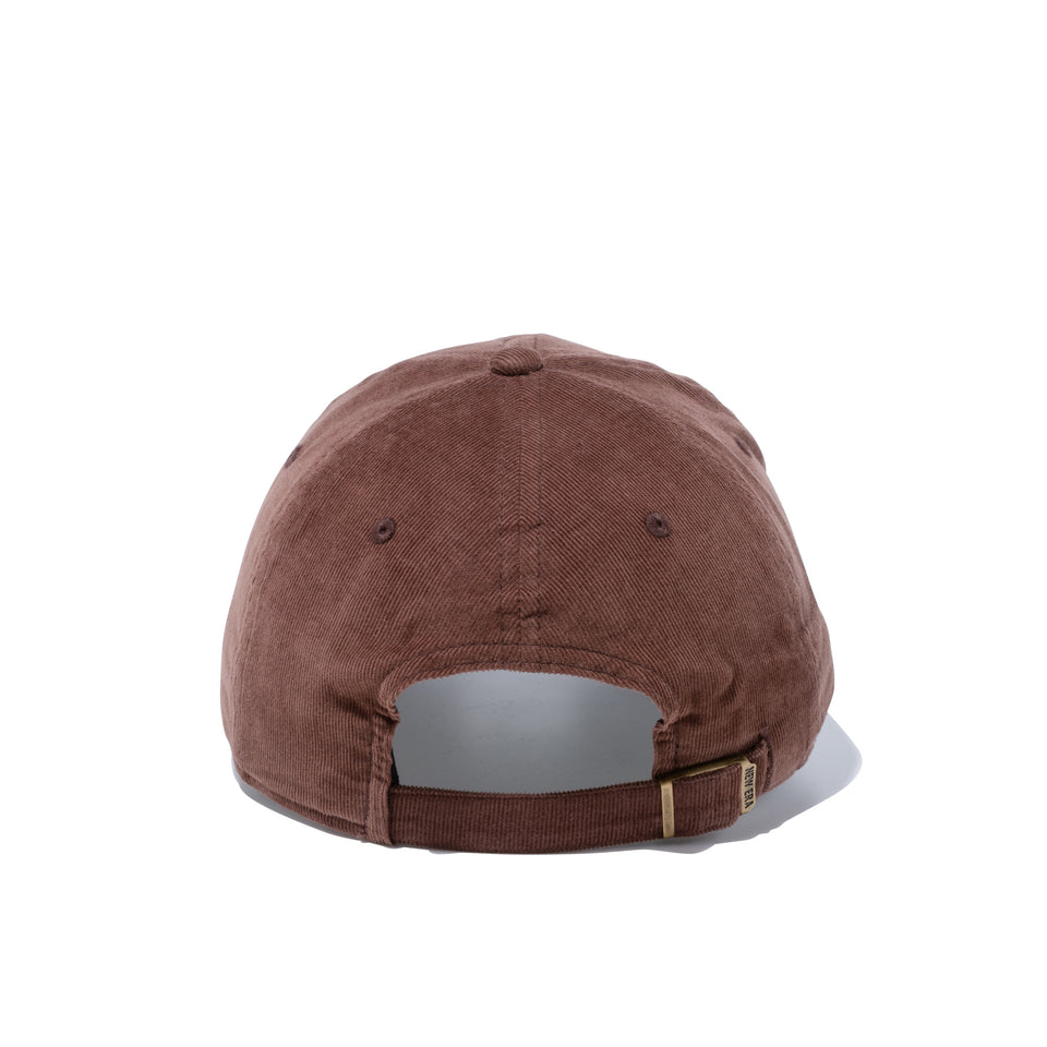 9TWENTY イージースナップ マイクロコーデュロイ newera ブラウン グレーアンダーバイザー