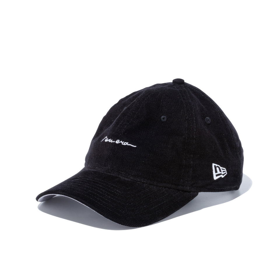 9TWENTY イージースナップ マイクロコーデュロイ newera ブラック グレーアンダーバイザー