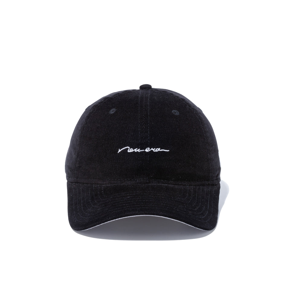 9TWENTY イージースナップ マイクロコーデュロイ newera ブラック グレーアンダーバイザー
