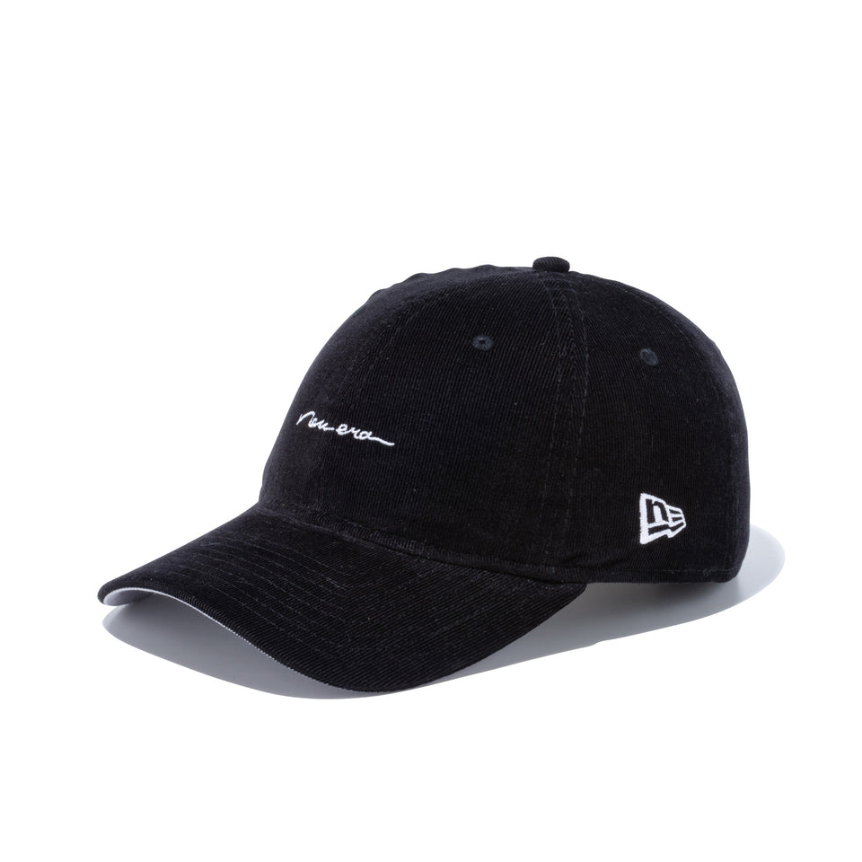 9TWENTY イージースナップ マイクロコーデュロイ newera ブラック グレーアンダーバイザー