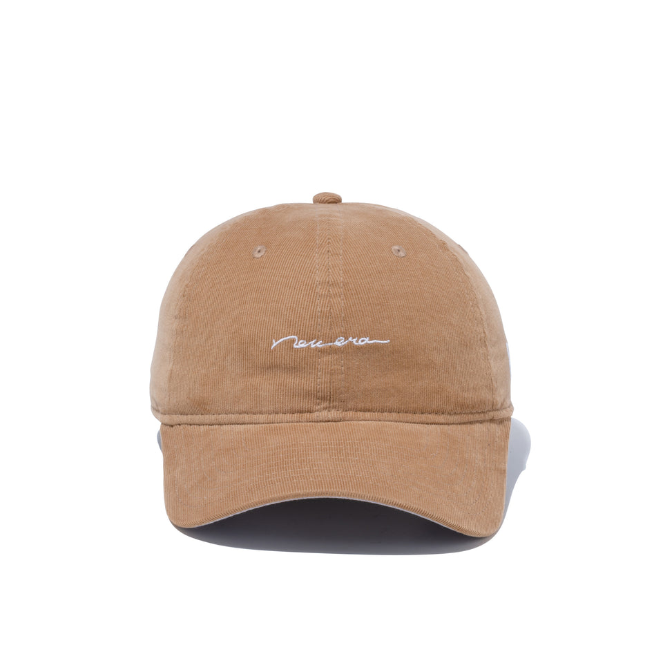9TWENTY イージースナップ マイクロコーデュロイ newera ベージュ グレーアンダーバイザー