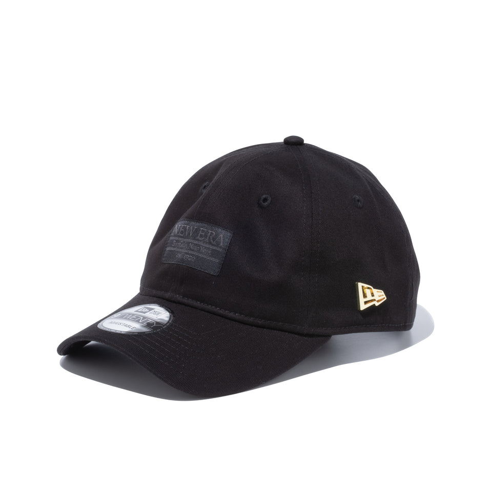 9TWENTY メタルフラッグロゴ ウーブンパッチ ブラック シャイニーゴールドメタルピン | NEW ERA ニューエラ公式オンラインストア