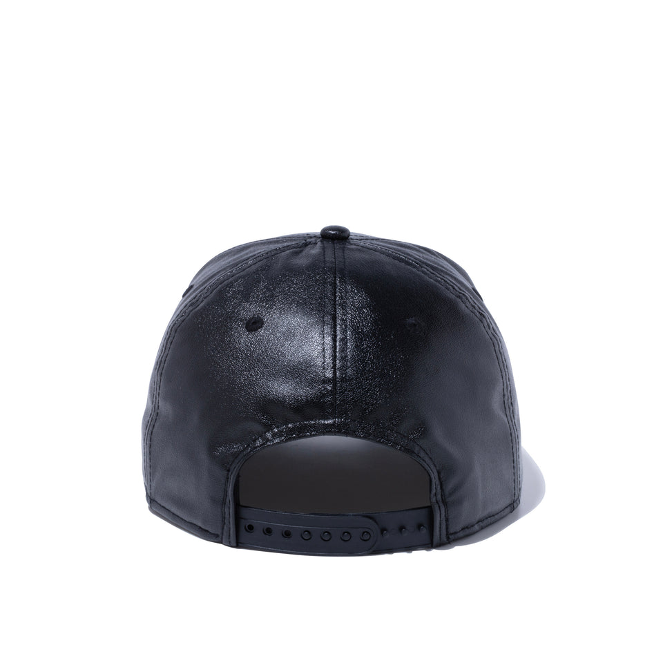 5-Panel Square Visor シンセティックレザー ラスベガス・レイダース ブラック