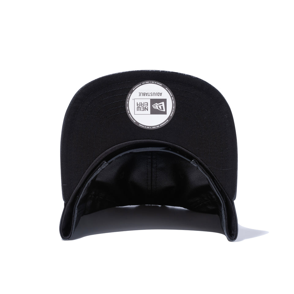 5-Panel Square Visor シンセティックレザー ラスベガス・レイダース ブラック