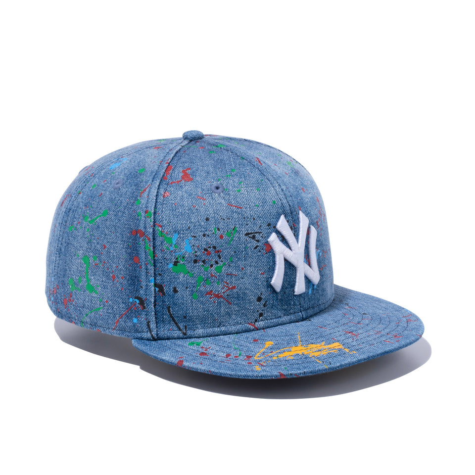 59FIFTY スプラッシュペイント ニューヨーク・ヤンキース ウォッシュドデニム