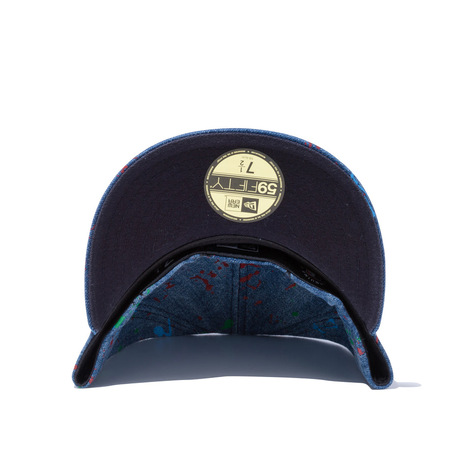 59FIFTY スプラッシュペイント ニューヨーク・ヤンキース ウォッシュドデニム