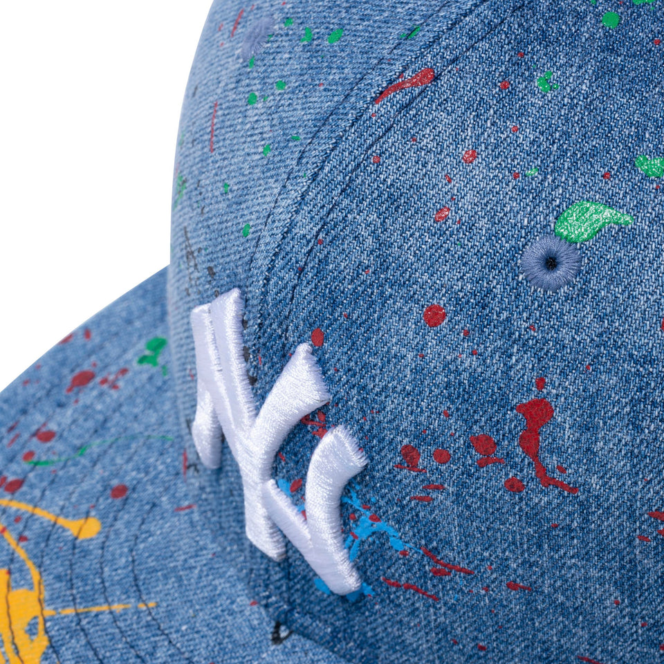 59FIFTY スプラッシュペイント ニューヨーク・ヤンキース ウォッシュドデニム