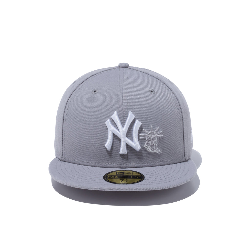 59FIFTY ニューヨーク・ヤンキース スタチューオブリバティ グレー