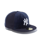 59FIFTY マルチファブリック ピンウィール ニューヨーク・ヤンキース ネイビー グレーアンダーバイザー