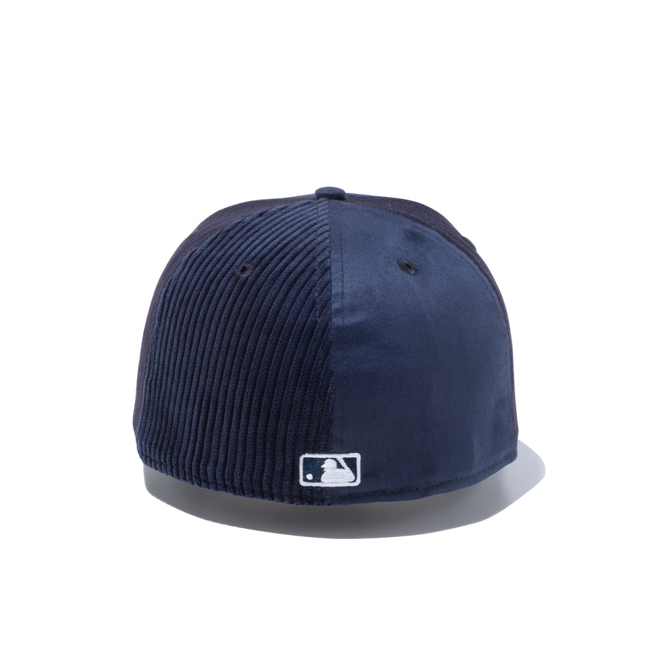 59FIFTY マルチファブリック ピンウィール ニューヨーク・ヤンキース ネイビー グレーアンダーバイザー
