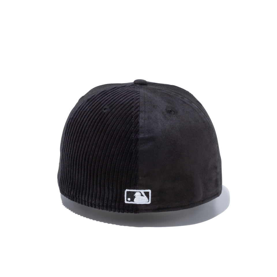59FIFTY マルチファブリック ピンウィール ニューヨーク・ヤンキース ブラック グレーアンダーバイザー