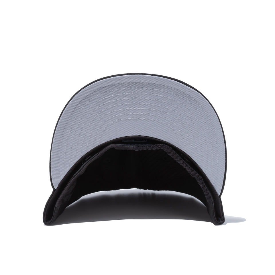 59FIFTY マルチファブリック ピンウィール ニューヨーク・ヤンキース ブラック グレーアンダーバイザー