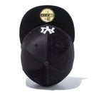 59FIFTY マルチファブリック ピンウィール ニューヨーク・ヤンキース ブラック グレーアンダーバイザー