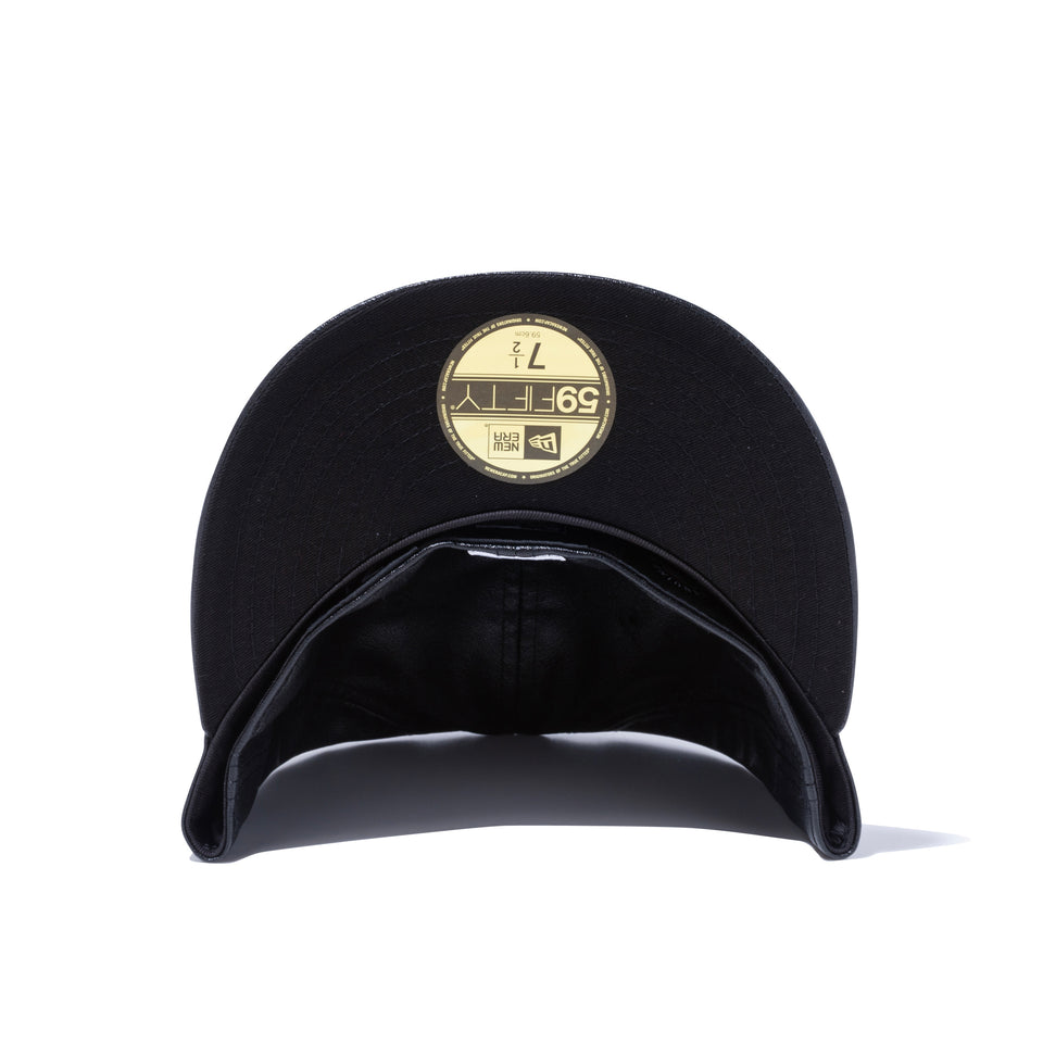 59FIFTY シンセティックレザー ニューヨーク・ヤンキース ブラック