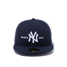 59FIFTY ハッピーニューイヤー ニューヨーク・ヤンキース 2022 ネイビー