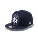 59FIFTY ニューヨーク・ヤンキース ステッチング ファイアーステッチ ネイビー グレーアンダーバイザー | NEW ERA ニューエラ公式オンラインストア