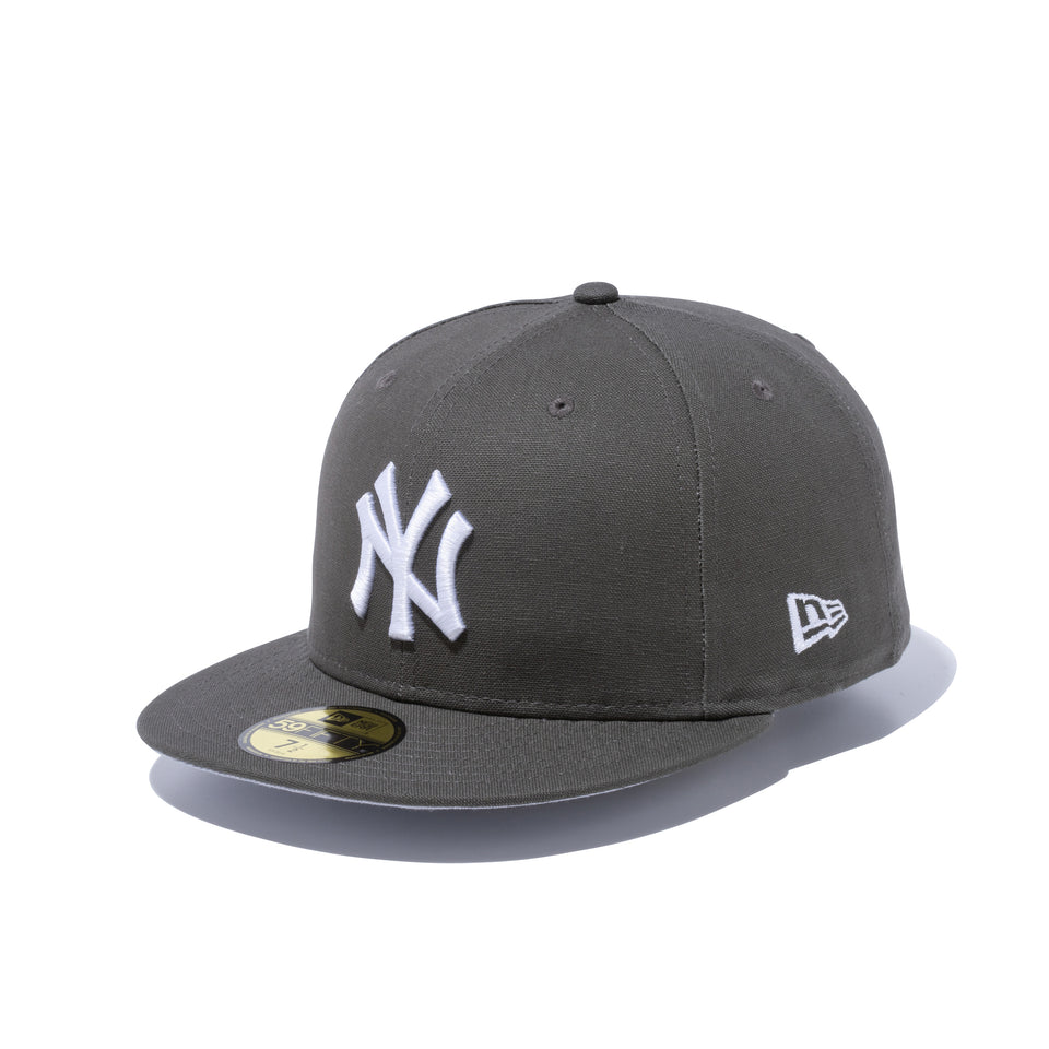 59FIFTY ニューヨーク・ヤンキース ダックキャンバス モス グレーアンダーバイザー | NEW ERA ニューエラ公式オンラインストア