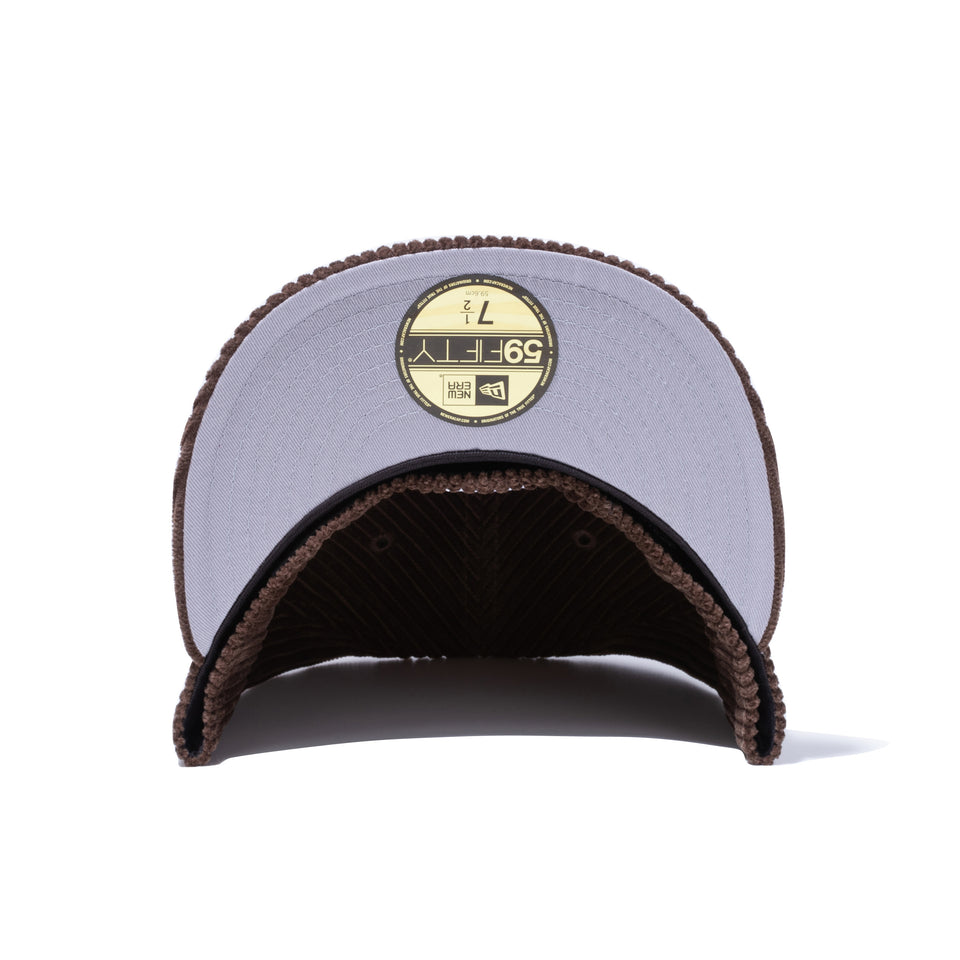 59FIFTY コーデュロイ ニューヨーク・ヤンキース ダークブラウン