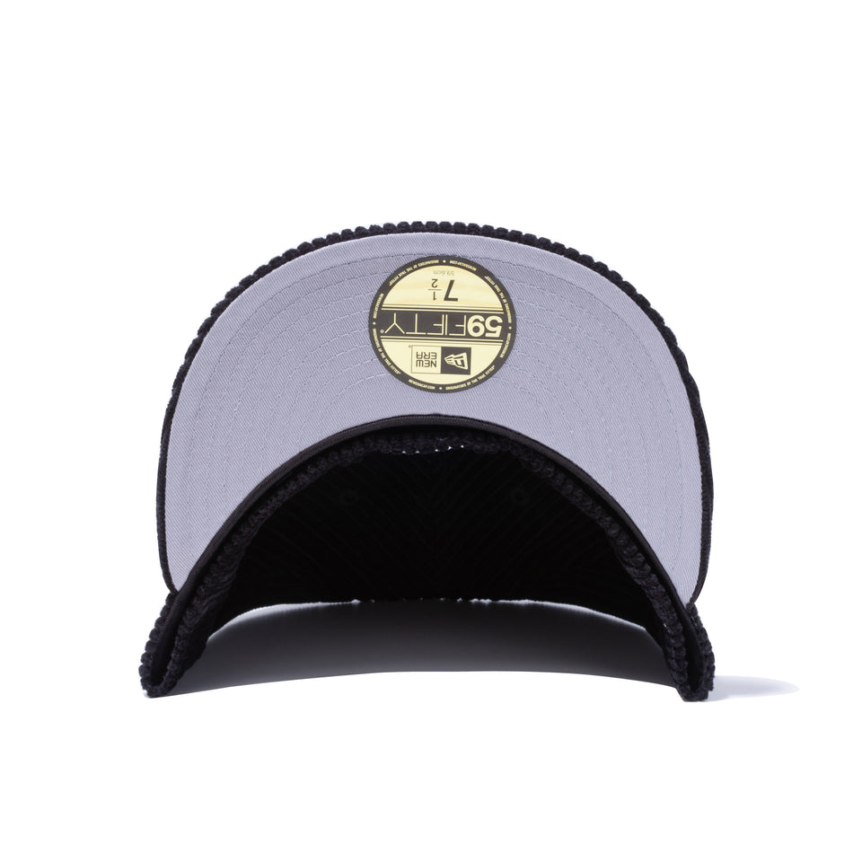 59FIFTY コーデュロイ ニューヨーク・ヤンキース ブラック