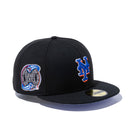 59FIFTY ニューヨーク・メッツ カラーアンダーバイザー サイドパッチ ブラック