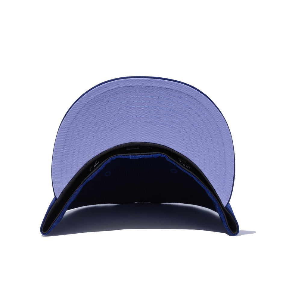 59FIFTY ロサンゼルス・ドジャース カラーアンダーバイザー サイドパッチ ダークロイヤル