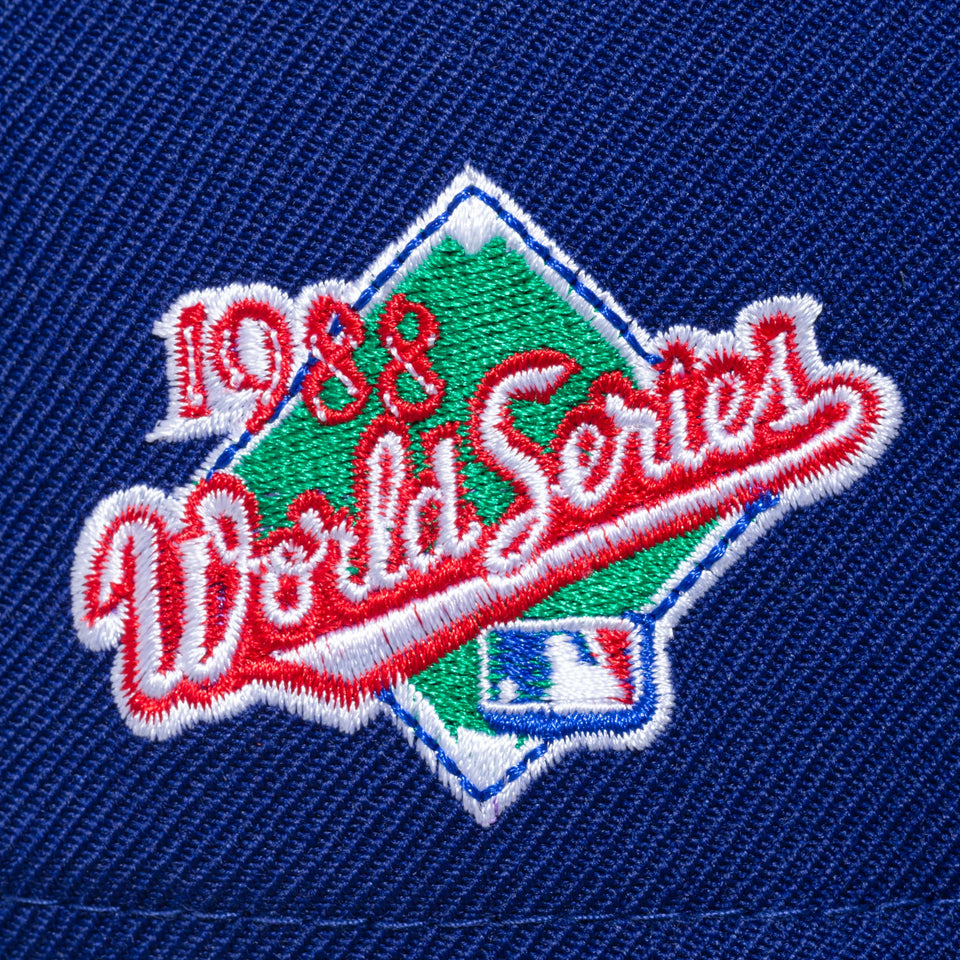 59FIFTY ロサンゼルス・ドジャース カラーアンダーバイザー サイドパッチ ダークロイヤル