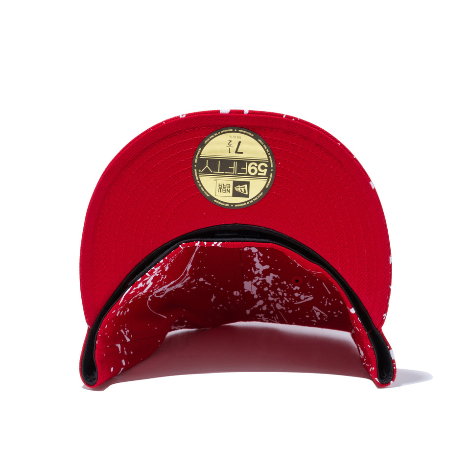 59FIFTY 広島東洋カープ スプラッシュペイント スカーレット