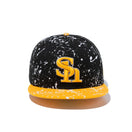 59FIFTY 福岡ソフトバンクホークス スプラッシュペイント ブラック Aゴールドバイザー