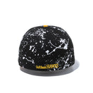 59FIFTY 福岡ソフトバンクホークス スプラッシュペイント ブラック Aゴールドバイザー