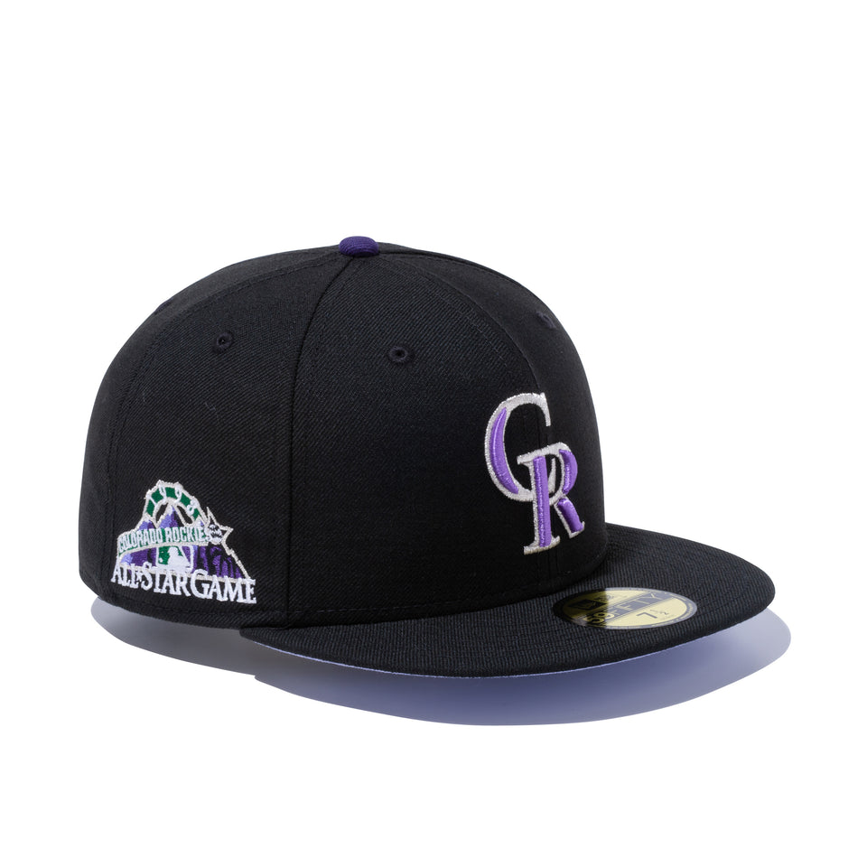 59FIFTY コロラド・ロッキーズ カラーアンダーバイザー サイドパッチ ブラック