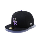 59FIFTY コロラド・ロッキーズ カラーアンダーバイザー サイドパッチ ブラック