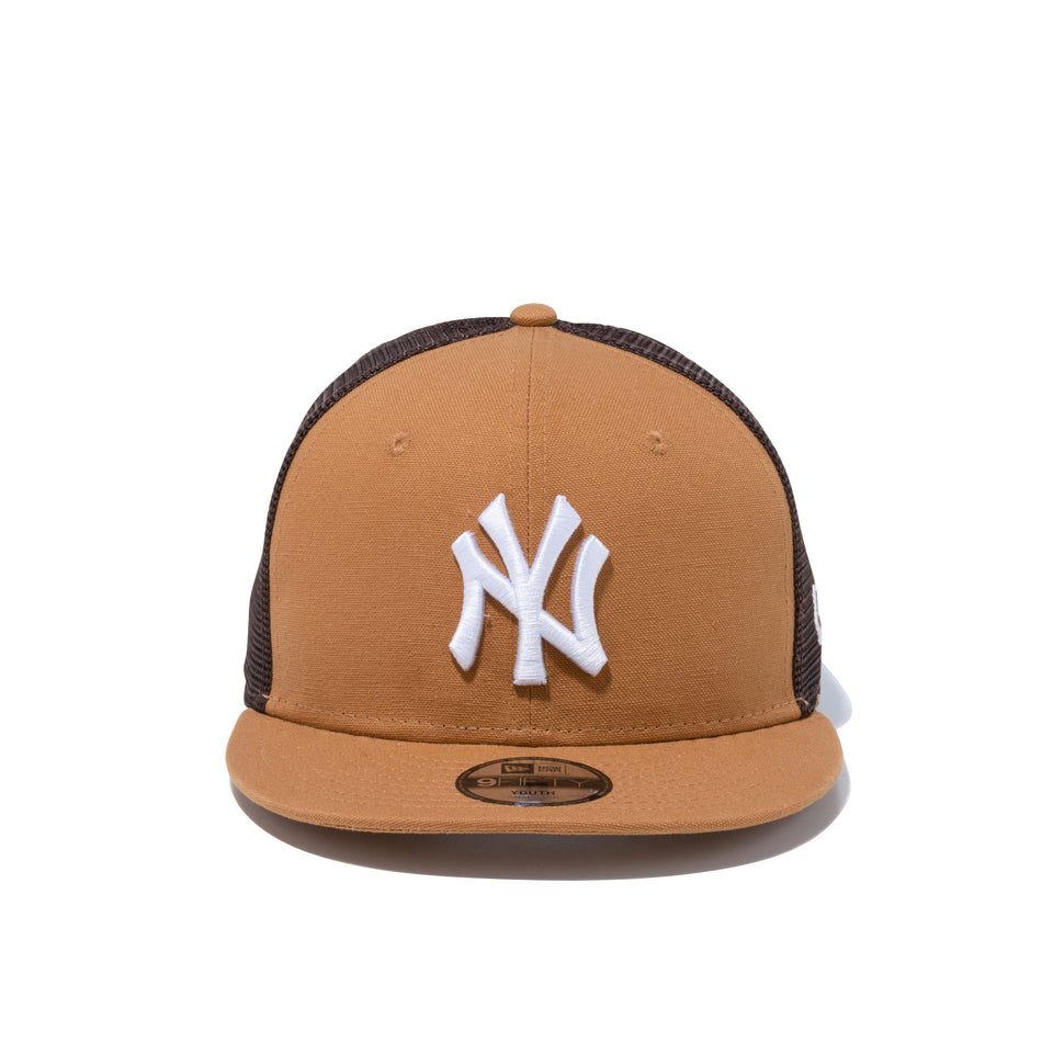 Youth 9FIFTY トラッカー ニューヨーク・ヤンキース ダックキャンバス ダックタン