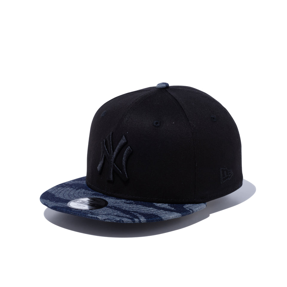 Youth 9FIFTY ニューヨーク・ヤンキース ジャカードデニム ブラック
