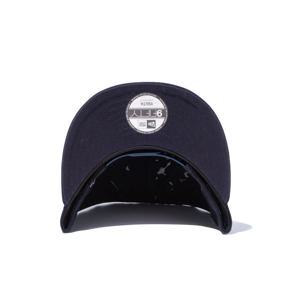 Youth 9FIFTY ニューヨーク・ヤンキース スプラッシュエンブロイダリー ネイビー