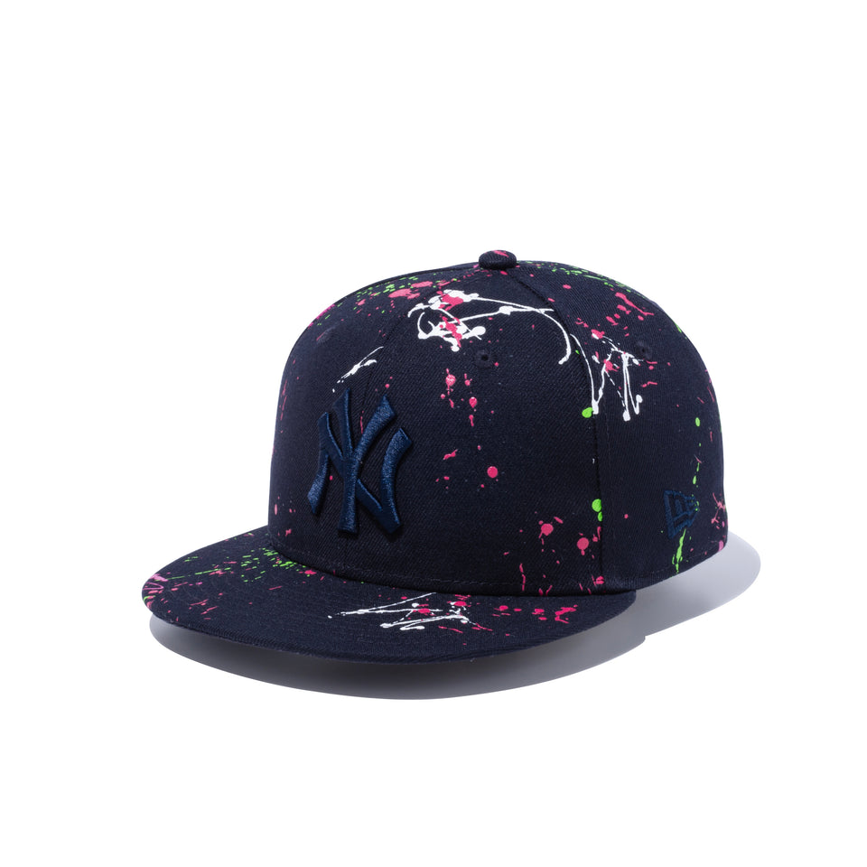 Youth 9FIFTY スプラッシュペイント ニューヨーク・ヤンキース ネイビー × ミッドナイトネイビー
